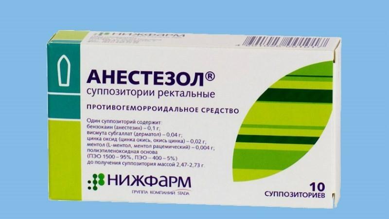 Анестезол свечи от геморроя: инструкция по применению и отзывы