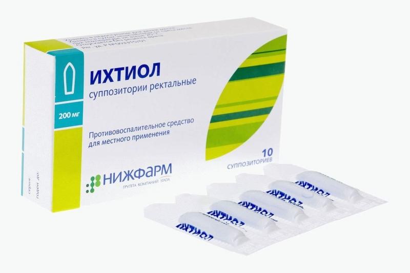 ихтиоловые свечи инструкция по применению при геморрое
