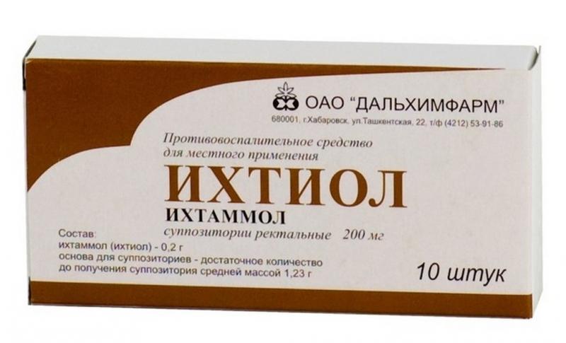 ихтиоловые свечи при геморрое инструкция и отзывы