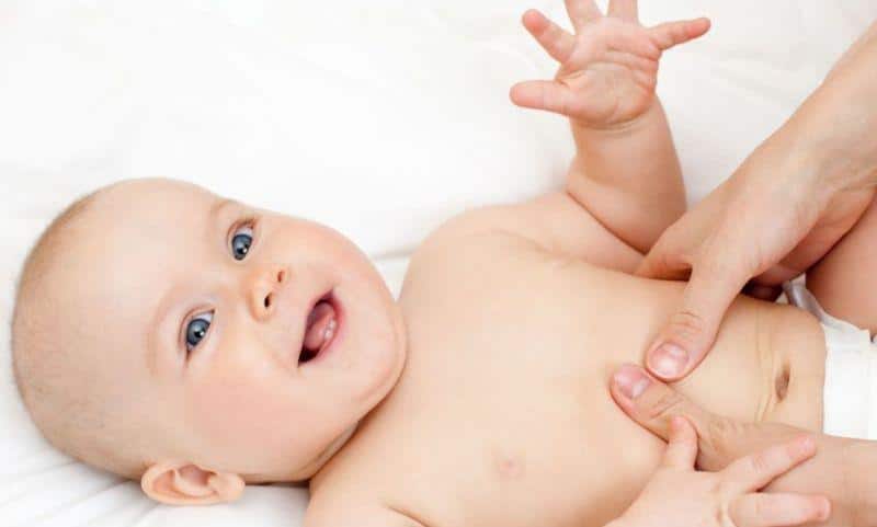 массаж животика при запоре у новорожденного