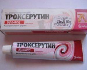 троксерутин гель инструкция по применению при геморрое
