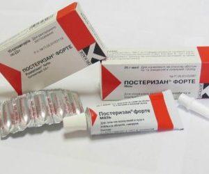 Препарат Постеризан при лечении геморроя