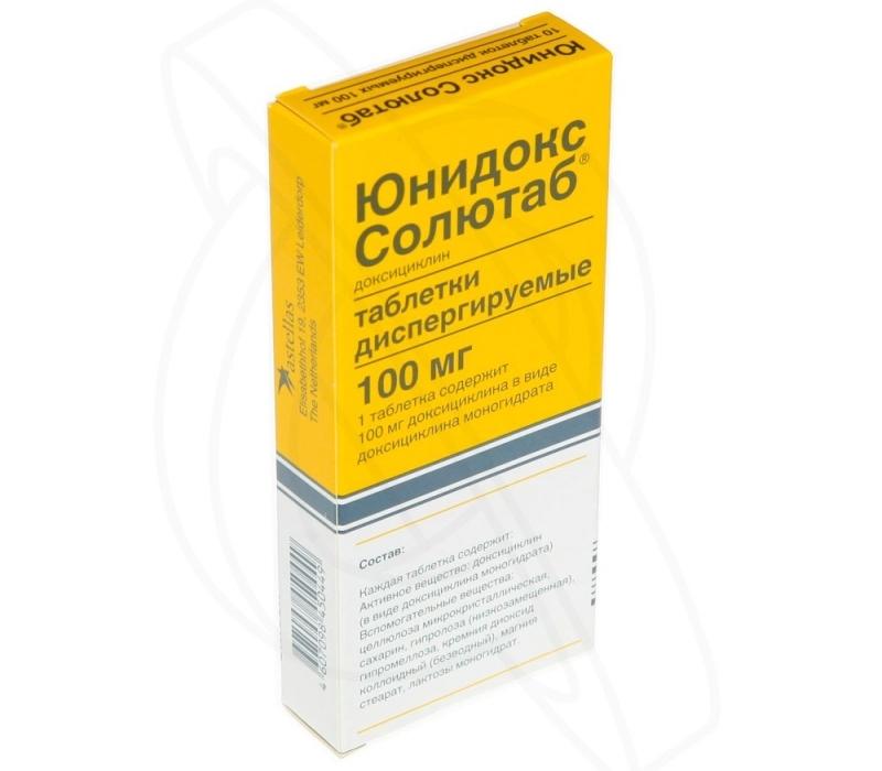 Лечение простатита препаратом Юнидокс Солютаб: как принимать